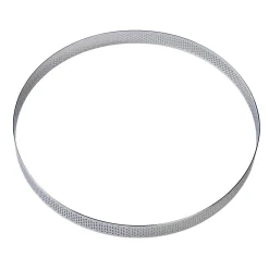 BrandNewCake Taartring RVS Geperforeerd Ø24x2cm* Dessertringen|Ronde Bakvormen