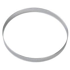 BrandNewCake Taartring RVS Geperforeerd Ø20x2cm* Dessertringen|Ronde Bakvormen
