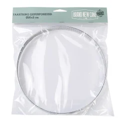 BrandNewCake Taartring RVS Geperforeerd Ø20x2cm* Dessertringen|Ronde Bakvormen