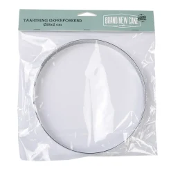 BrandNewCake Taartring RVS Geperforeerd Ø18x2cm* Dessertringen|Ronde Bakvormen
