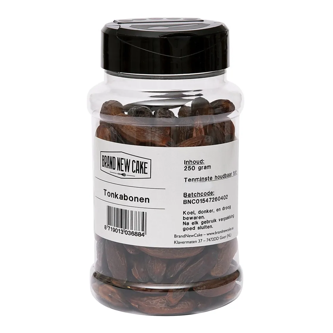 BrandNewCake Tonkabonen 250g* Smaakstoffen