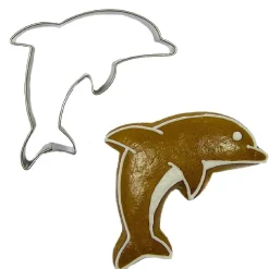 BrandNewCake Uitsteker Dolfijn RVS 7cm* Figuur Stekers