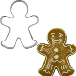 BrandNewCake Uitsteker Gingerbread Man RVS 6cm* Figuur Stekers