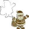 BrandNewCake Uitsteker Kerstman RVS 8cm* Figuur Stekers
