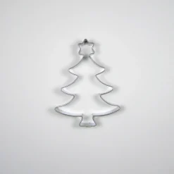 BrandNewCake Uitsteker Kerstboom met Ster RVS 7,5cm* Figuur Stekers