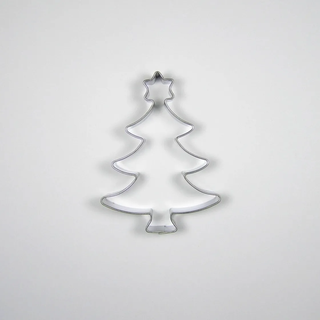 BrandNewCake Uitsteker Kerstboom met Ster RVS 7,5cm* Figuur Stekers