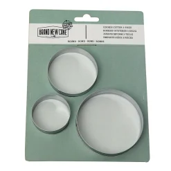BrandNewCake Uitsteker Set Rond 3st.* Figuur Stekers