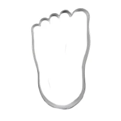 BrandNewCake Uitsteker Voet RVS 8,5cm* Figuur Stekers