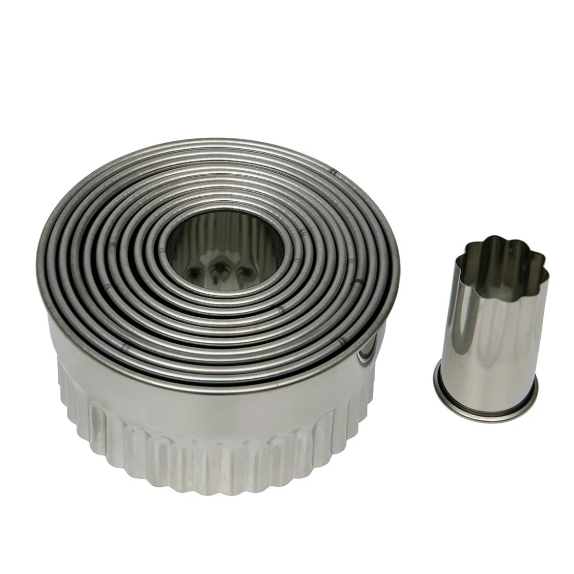 BrandNewCake Uitstekers Rond Gekarteld 12-delig* Stekerdozen