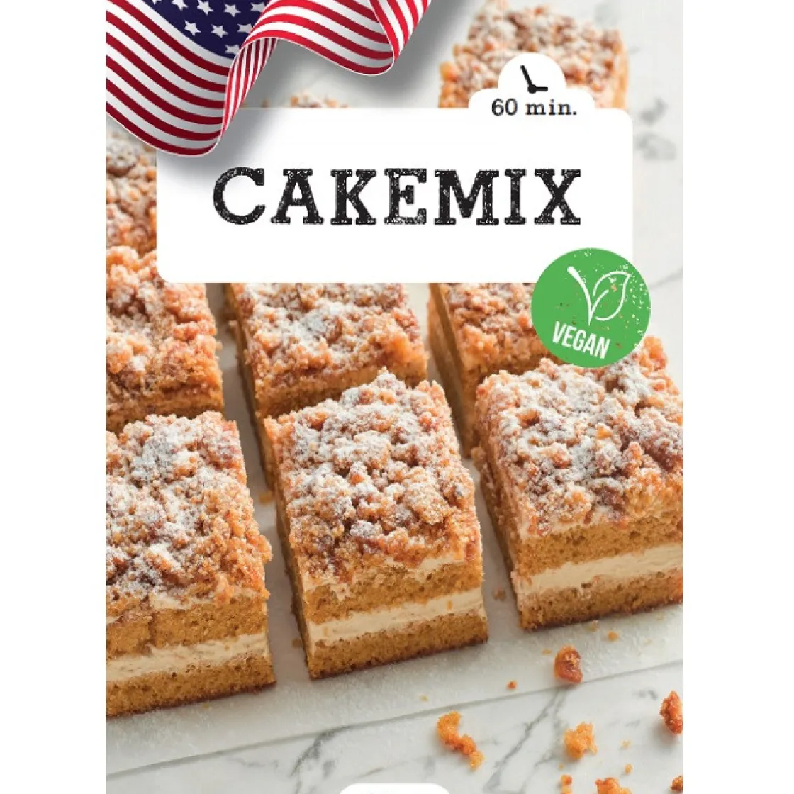 BrandNewCake Vegan Cakemix 500g* Banketmixen|Bekijk Alle Mixen