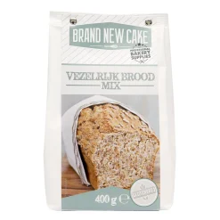 BrandNewCake Vezelrijk Broodmix 400g. Glutenvrij* Broodmixen|Bekijk Alle Mixen