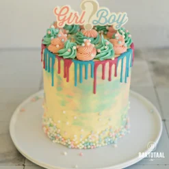 BrandNewCake Zachte Parels Blauw/Wit 60gr.* Eetbare Strooisels