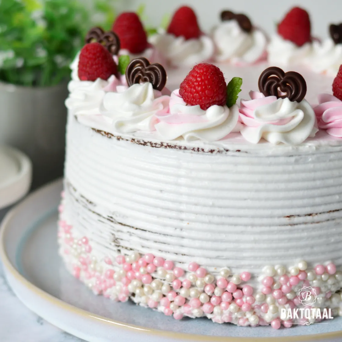 BrandNewCake Zachte Parels Roze/Wit 60gr.* Eetbare Strooisels