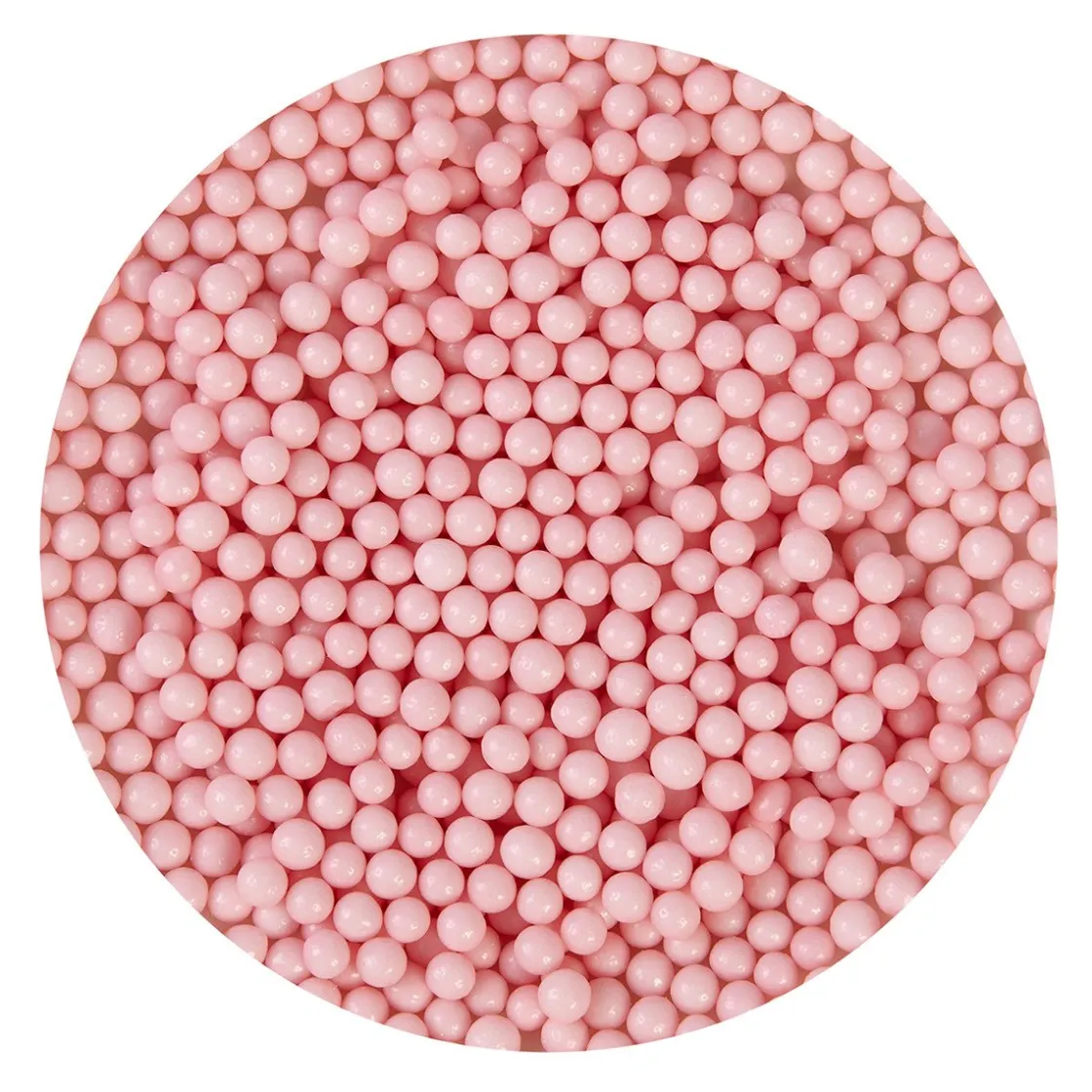 BrandNewCake Zachte Parels Roze 60gr.* Eetbare Strooisels