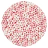 BrandNewCake Zachte Parels Roze/Wit 500gr.* Eetbare Strooisels