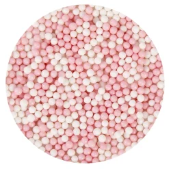 BrandNewCake Zachte Parels Roze/Wit 500gr.* Eetbare Strooisels