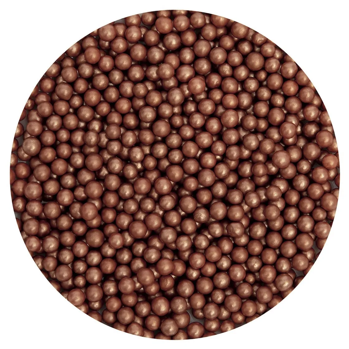 BrandNewCake Zachte Parels Brons 60gr.* Eetbare Strooisels