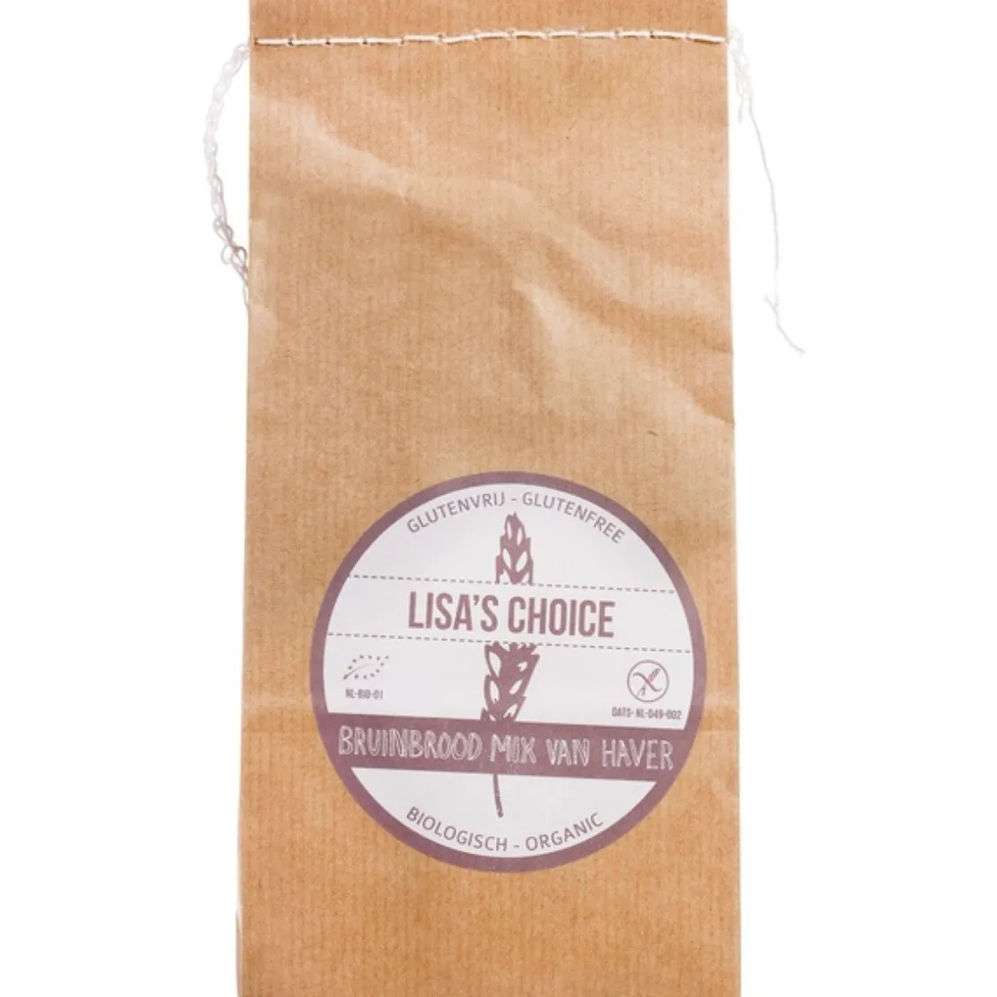 Lisa's Choice Broodmix Haver Bruin Biologisch (Glutenvrij) 450g* Broodmixen|Bekijk Alle Mixen