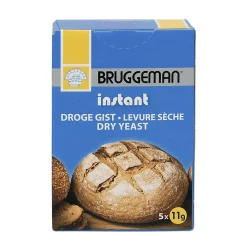 Bruggeman Gist instant (5x11gr)* Hulpstoffen