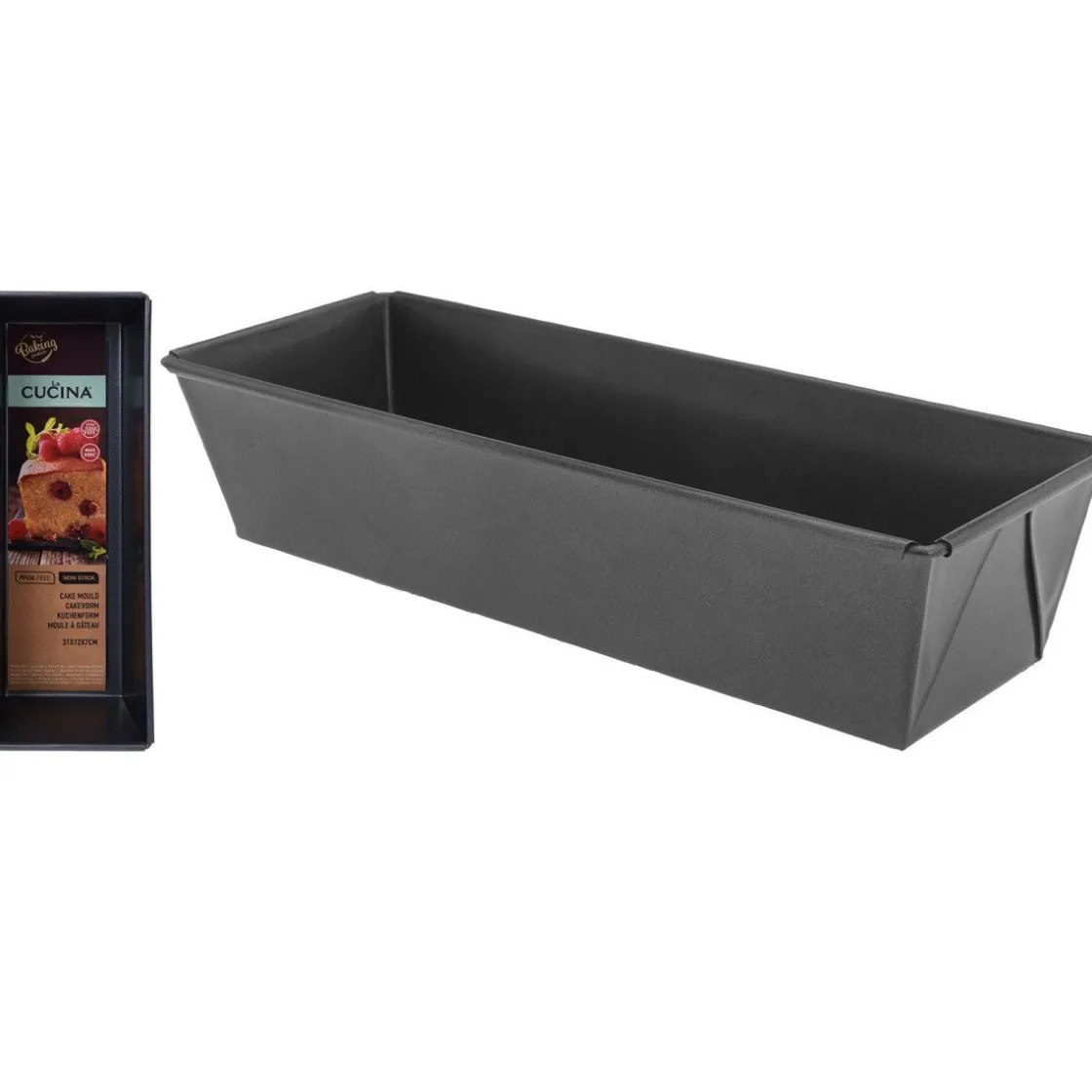 Overig Cake Bakvorm 31x12x7cm* Rechthoekige Bakvormen