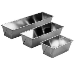 Overig Cakeblik gesiliconeerd 22cm* Rechthoekige Bakvormen