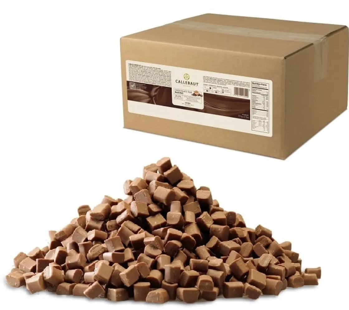 Callebaut Bakvaste chocolade Chunks Melk 10 kg* Chocolade