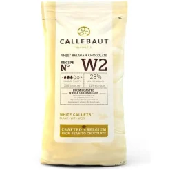 Callebaut Chocolade Callets Wit (W2) 10 kg* Chocolade|Chocolade Druppels