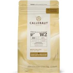 Callebaut Chocolade Callets Wit (W2) 1kg* Chocolade|Chocolade Druppels