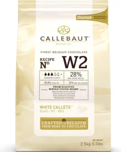 Callebaut Chocolade Callets Wit (W2) 2,5 kg* Chocolade|Chocolade Druppels