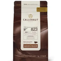 Callebaut Chocolade Callets Melk (823) 1kg* Chocolade|Chocolade Druppels
