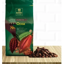 Callebaut Chocolade Callets Puur Ocoa (70%) 1kg* Chocolade|Chocolade Druppels