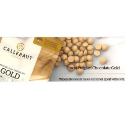 Callebaut Chocolade Callets Gold 2,5 kg* Chocolade|Chocolade Druppels