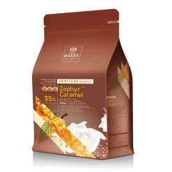 Callebaut Chocolade Callets Wit-Caramel Zéphyr 2,5kg* Chocolade|Chocolade Druppels