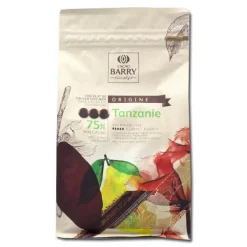 Callebaut Chocolade Callets Puur Tanzania (75%) 1kg* Chocolade|Chocolade Druppels