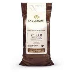 Callebaut Chocolade Callets Melk (668) 10kg* Chocolade|Chocolade Druppels