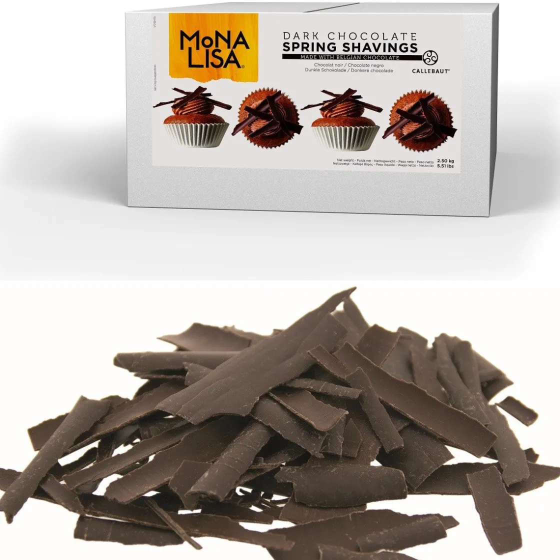 Callebaut Chocolade Schaafsel Puur 2,5kg* Chocolade Decoraties|Chocolade Decoraties