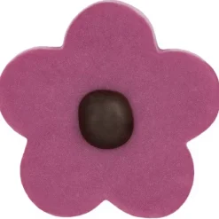 Callebaut Chocoladedecoratie Bloem Fuchsia 308st.*** Bloem Decoraties|Chocolade Decoraties