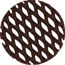 Callebaut Chocoladedecoratie Raster Rond Ø5cm 195st.* Chocolade Decoraties|Chocolade Decoraties