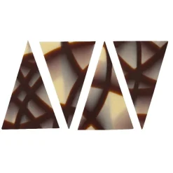 Callebaut Chocoladedecoratie Jura Punt 500st.* Chocolade Decoraties|Chocolade Decoraties