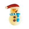 Callebaut Chocoladedecoratie Sneeuwpopjes 90st* Figuur Decoraties|Chocolade Decoraties