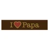 Callebaut Chocoladedecoratie I Love Papa 160st.* Smaakstrips En Schildjes|Figuur Decoraties