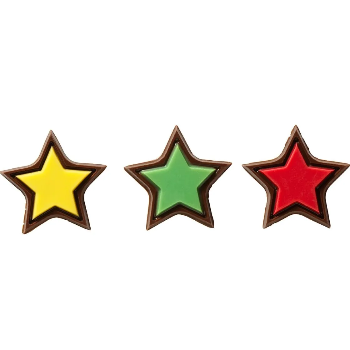 Callebaut Chocoladedecoratie Sterren Ass. 324 st.* Chocolade Decoraties|Chocolade Decoraties