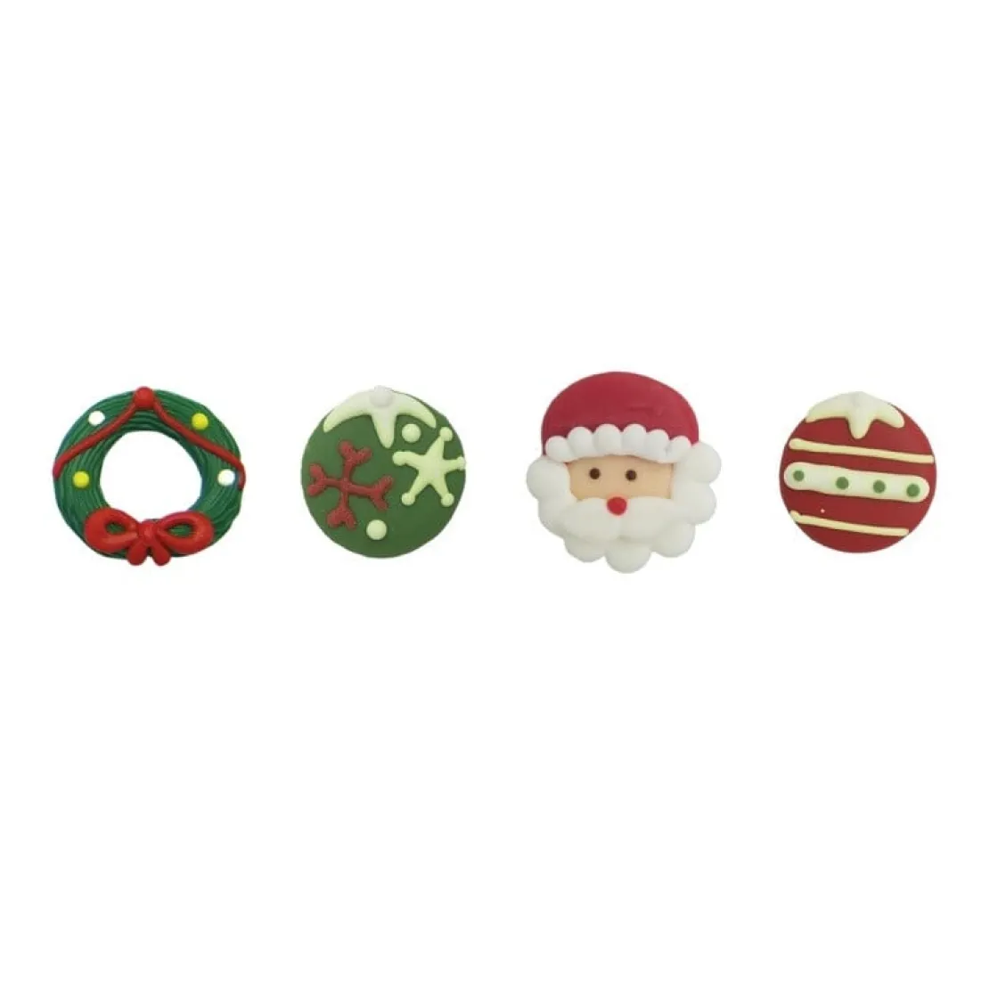 Callebaut Chocoladedecoratie Xmas Mini Ass. 160st* Figuur Decoraties|Chocolade Decoraties