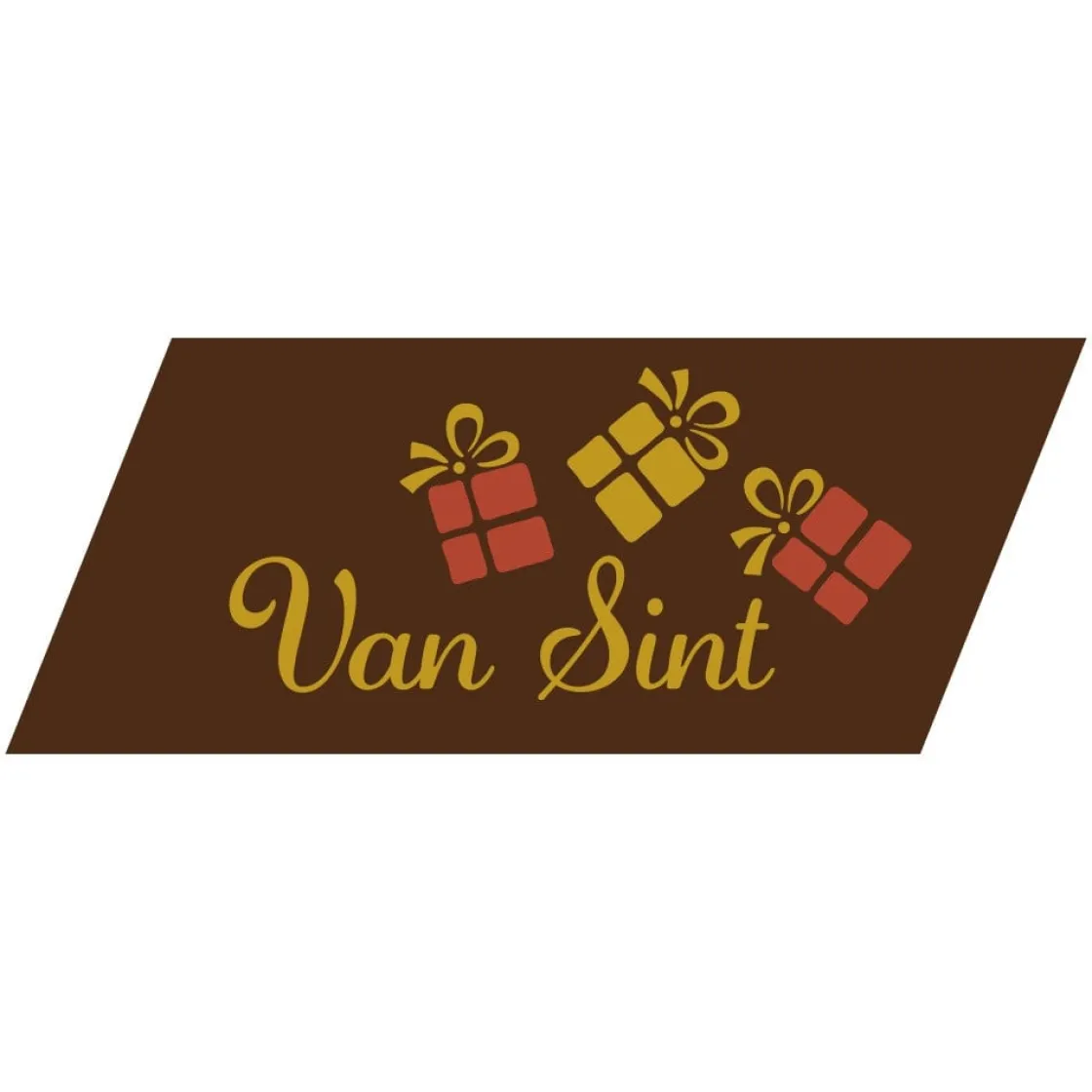 Callebaut Chocoladedecoratie Van Sint Strip 288st* Smaakstrips En Schildjes|Figuur Decoraties