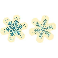 Callebaut Chocoladedecoratie Sneeuwvlokken 264st.* Figuur Decoraties|Chocolade Decoraties