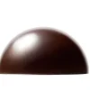 Callebaut Chocoladedecoratie Dark Chocolate Dome Ø65mm 28st.* Chocolade Decoraties|Chocolade Decoraties