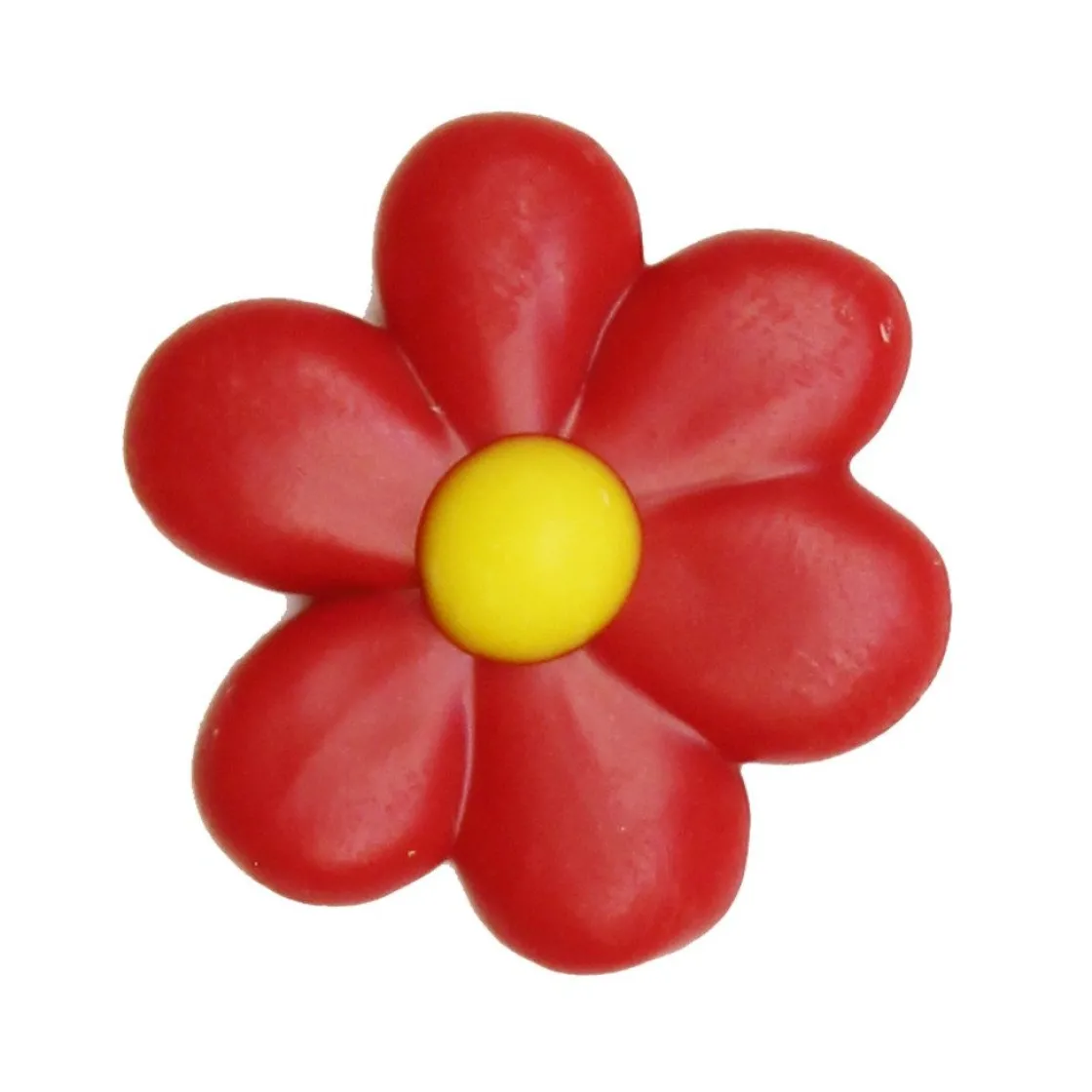 Callebaut Chocoladedecoratie Mini Bloem Rood 160st.* Chocolade Decoraties|Chocolade Decoraties