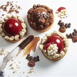 Callebaut Chocoladedecoratie Rendier 90st* Figuur Decoraties|Chocolade Decoraties