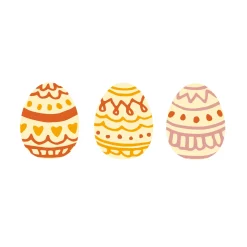 Callebaut Chocoladedecoratie Ei Serie 224st.* Figuur Decoraties|Chocolade Decoraties