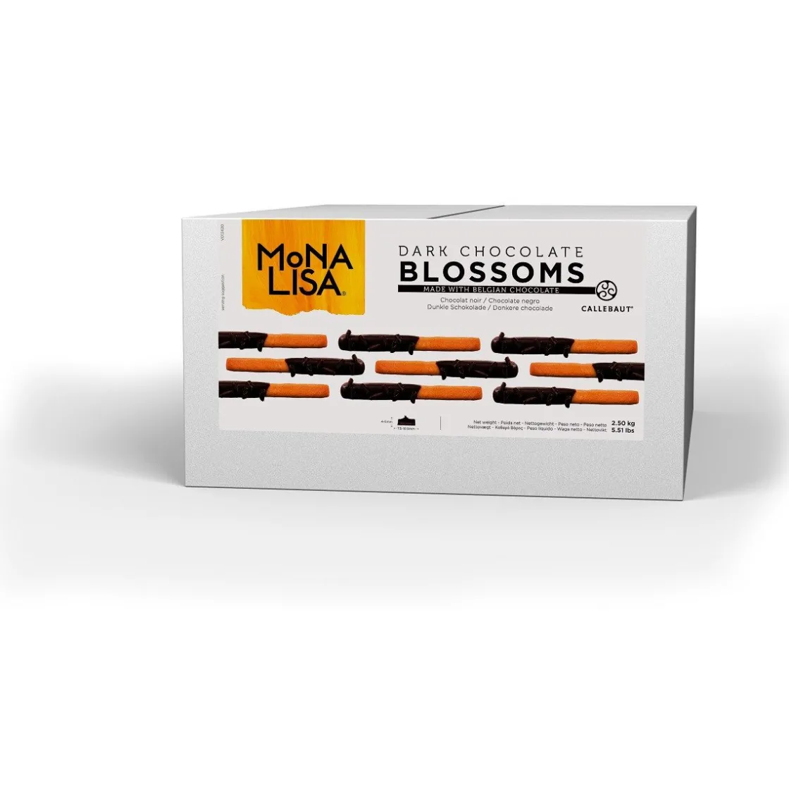 Callebaut Chocoladekrullen klein Puur 2,5kg* Chocolade Decoraties|Ijsdips